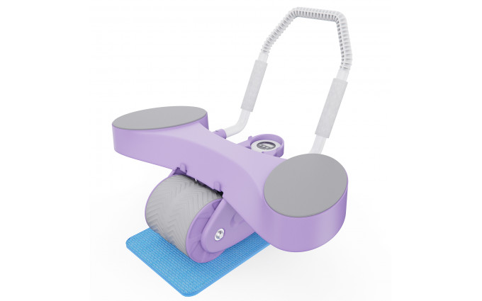 Тренажёр для пресса AB Roller SND-P фиолетовый с ковриком 34 х 17 x 0.6 cм Тренажёр для пресса AB Roller SND-P фиолетовый с ковриком 34 х 17 x 0.6 cм