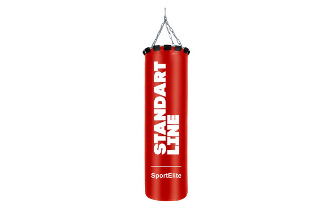 Мешок боксерский SportElite STANDART LINE 100см, d-34, 35кг, красный